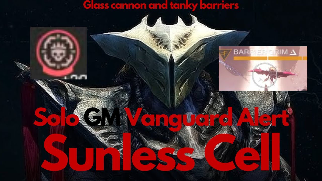 Destiny 2 SOLO GRANDMASTER VANGUARD ALERT - Sunless Cell