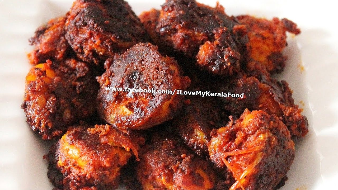 Naadan Chemmeen Varuthathu (Kerala Style Prawns Fry)- chinnuz' I Love My Kerala Food