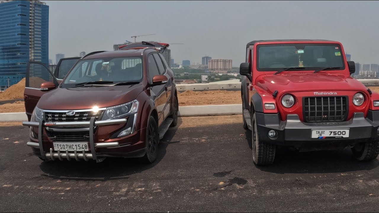 Thar vs xuv500 Drag racing 🏁 🏎