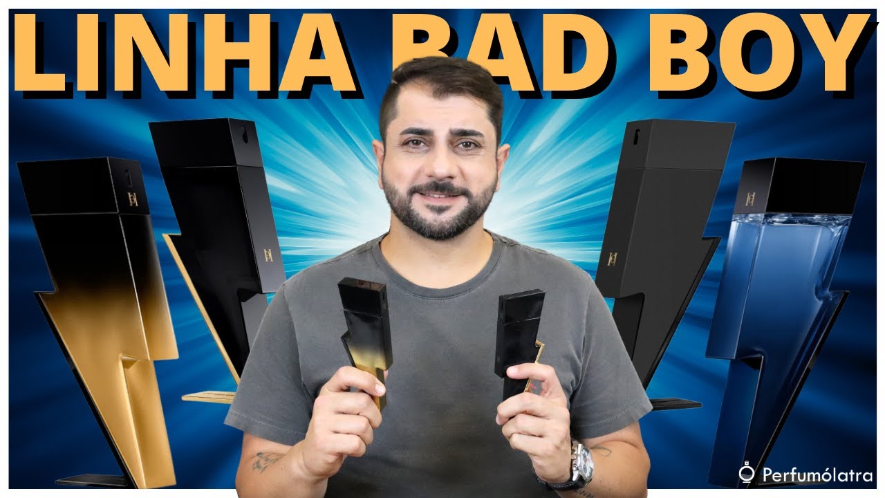 LINHA BAD BOY DE CAROLINA HERRERA COMPLETA! | Perfumes Importados Masculinos Muito Elogiados