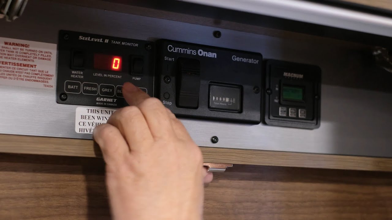 Leisure Travel Vans Wonder: How to Use the Interior Service Center & Monitor Panel