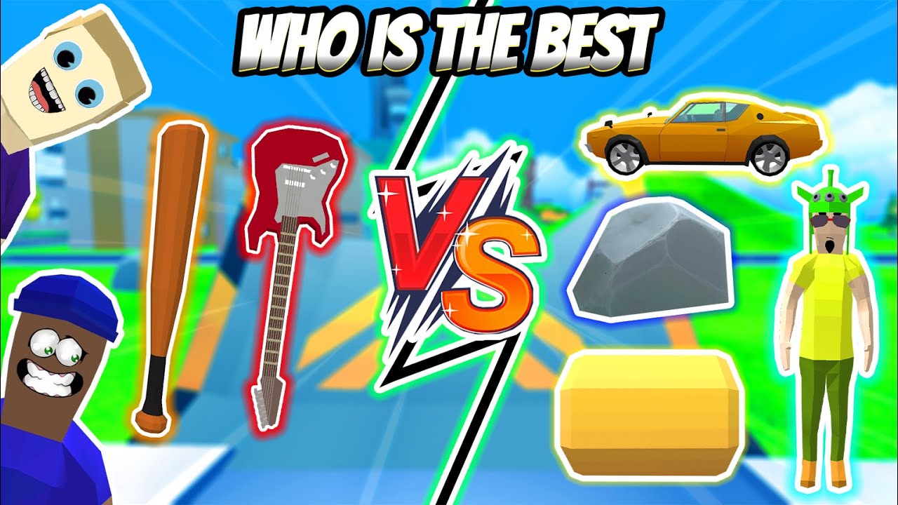 jack's bat 🏏vs richie's guitar🎸 in dude theft wars