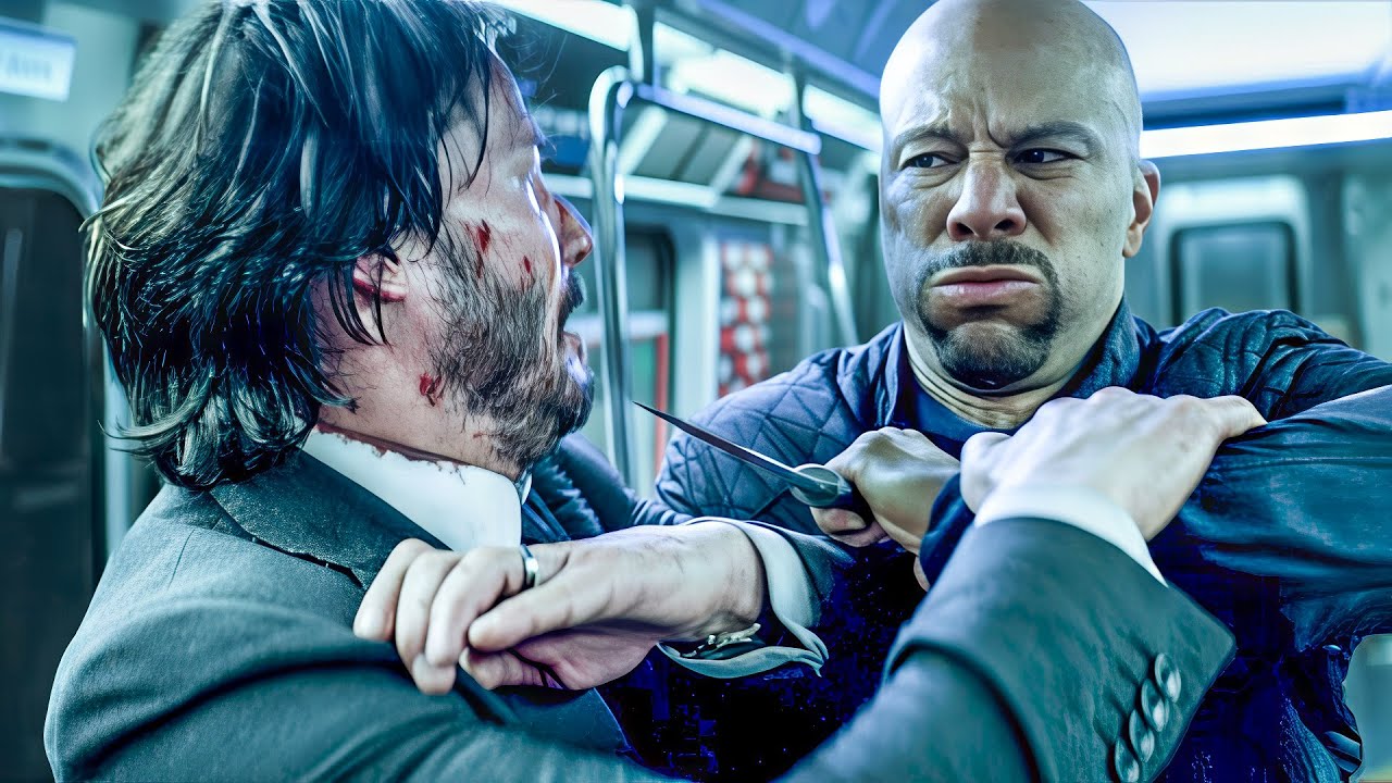 Wick vs Cassian Ends in Blood  | John Wick: Chapter 2 | CLIP ⚡ 4K
