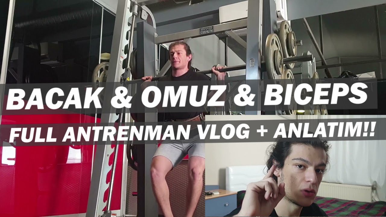 Bacak & Omuz & Biceps Antrenmanı! | Oldschool Bodybuilding Daha mı İyi? | Haftada 4 Omuz ve Biceps