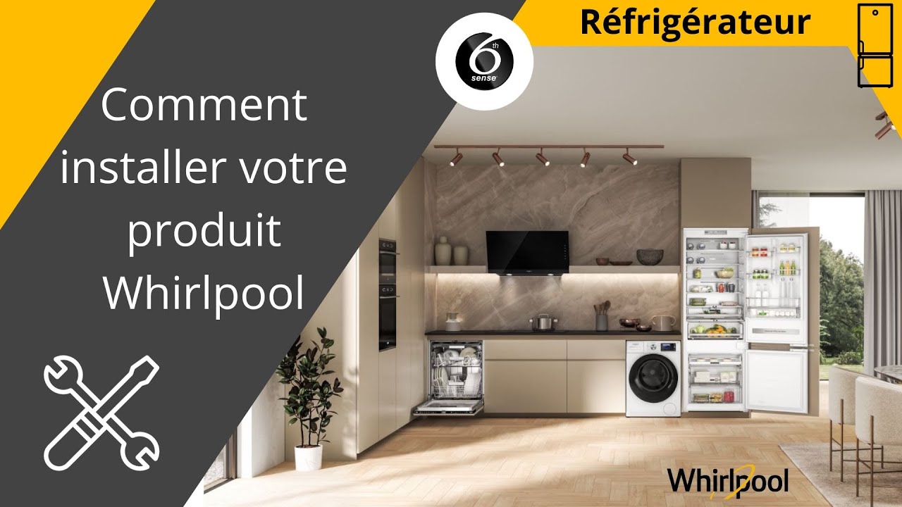 Comment installer un réfrigérateur combiné intégrable ?