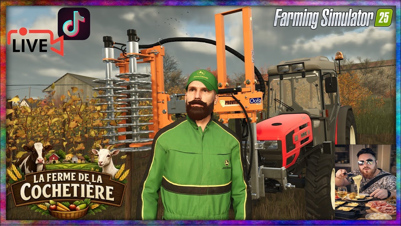 🐑LA FERME DE LA COCHETIERE🐄NOUVEAU TRACTEUR POUR LES VIGNES😍FARMING SIMULATOR 25 !