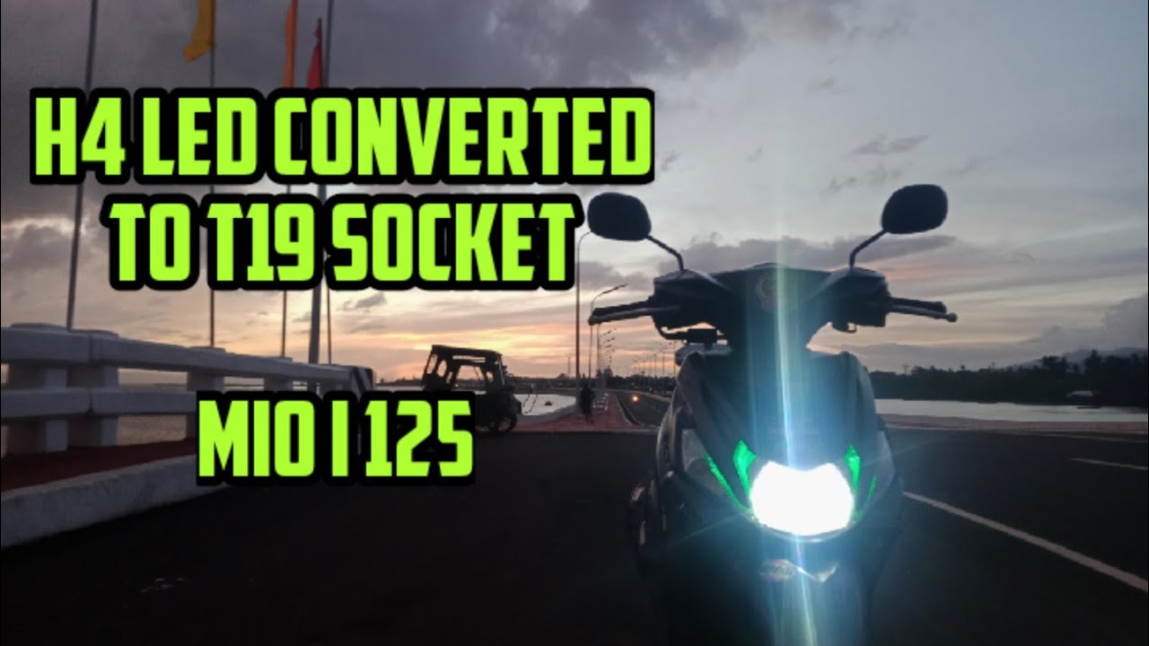 T19 to H4 Headlight Conversion | Mio i 125