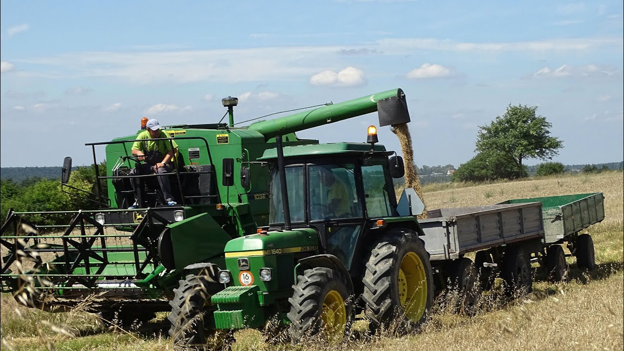 Żniwa 2016 - Harvest in Poland John Deere 1032, 1640, 2030 LS
