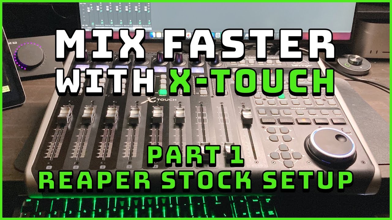 Using Behringer X-Touch Universal Control Surface with REAPER - stock/built-in setup