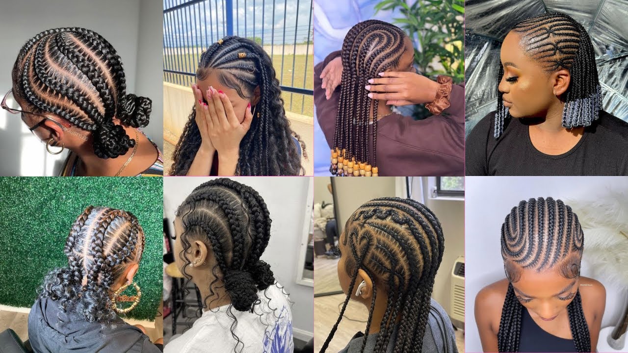 ID&Eacute;ES DE COIFFURE NATTES COLL&Eacute;ES (CORNROWS)