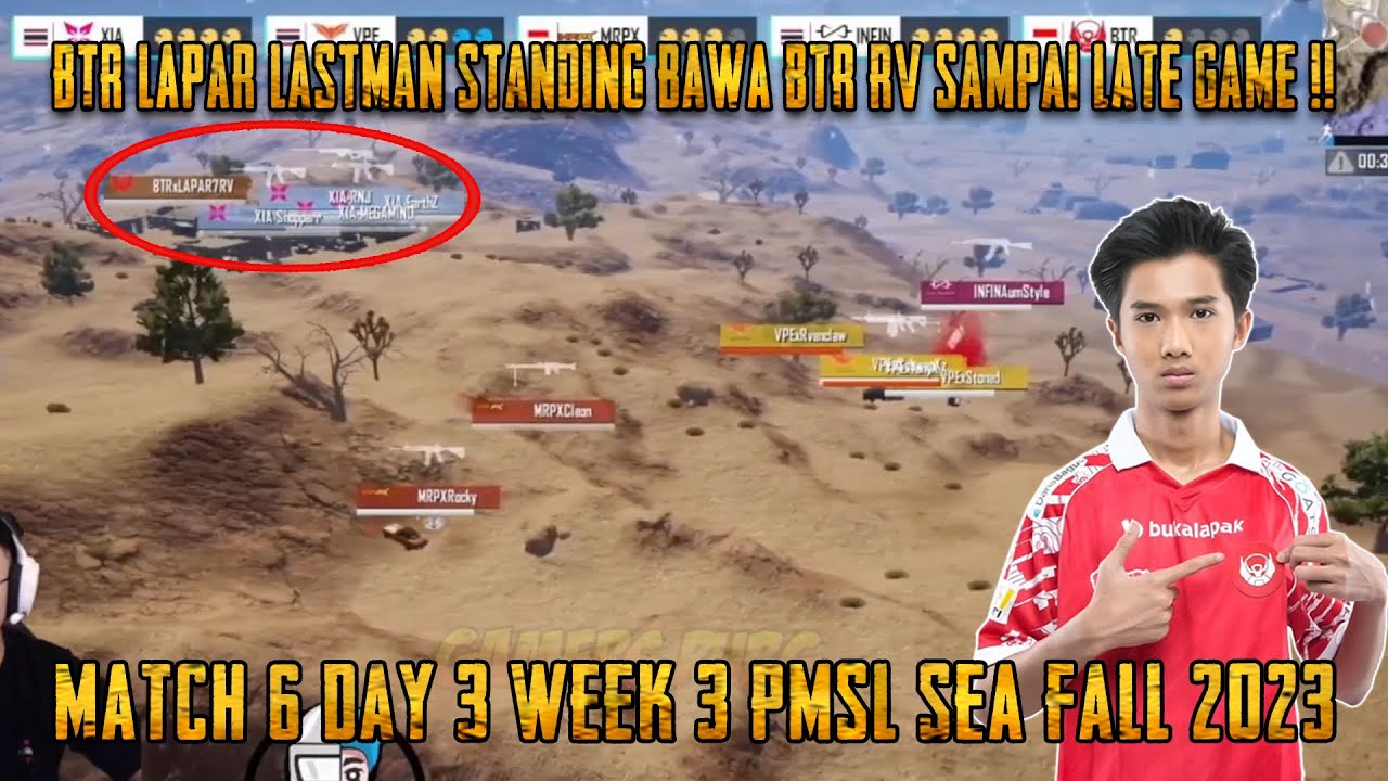 Btr Lapar Lastman Standing Bawa Bigetron RV Bermain Sampai Top 3 | PMSL Fall 2023