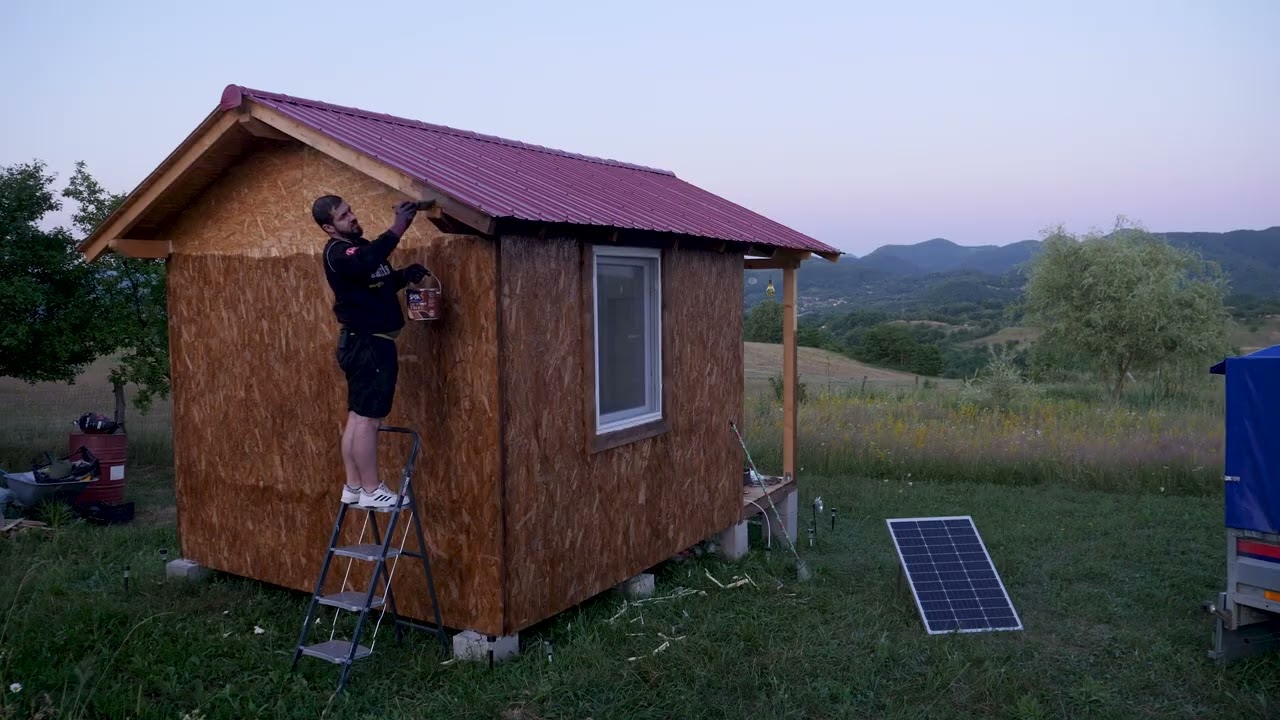 👉 De la 0 la CĂSUȚĂ OFF-GRID Timelapse 🎥#romania #offgrid #construction