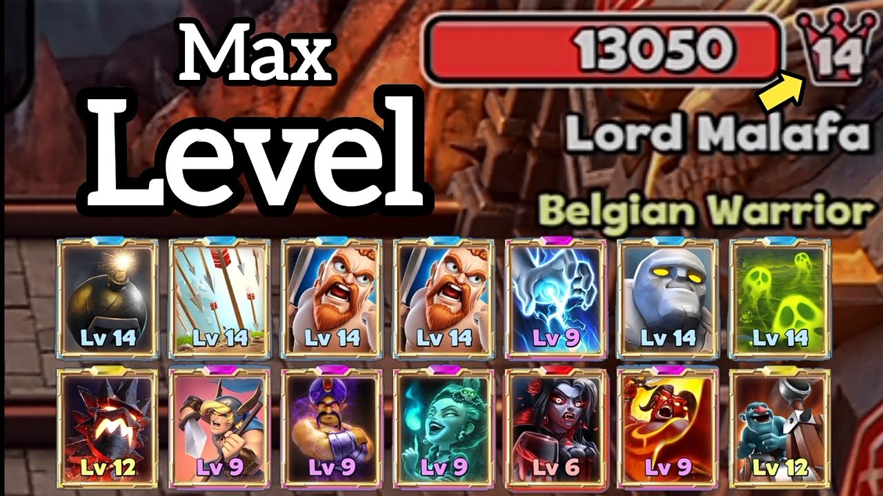 Fight Against Level 14 Players! Castle Crush