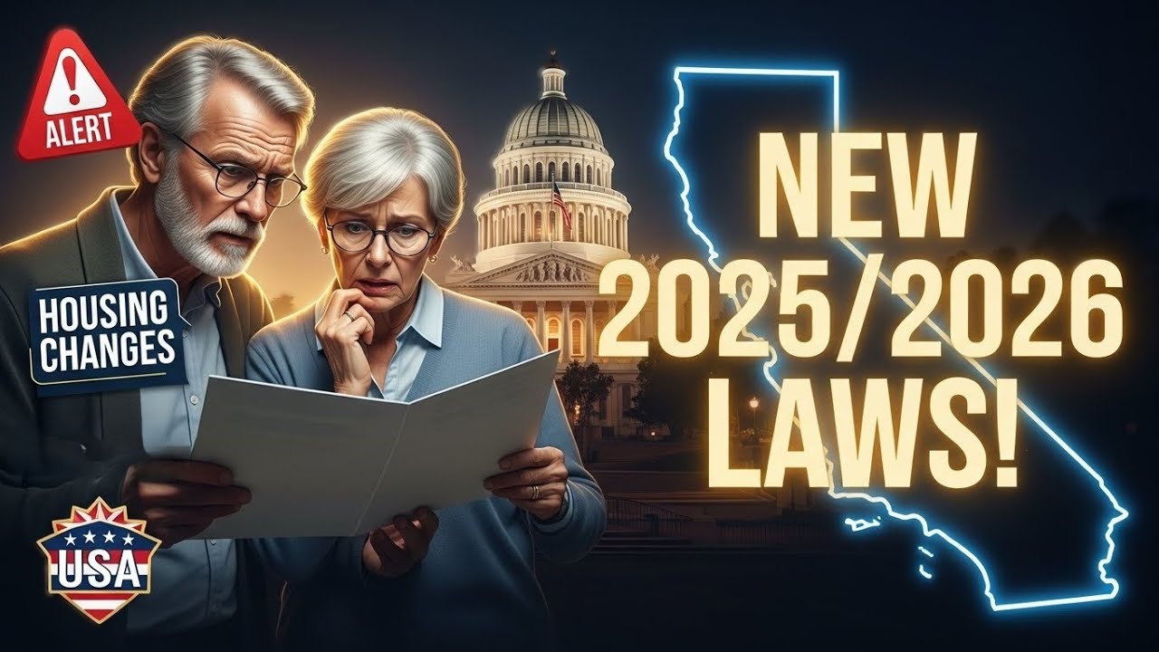 California&rsquo;s New Senior Laws EXPOSED | 2025&ndash;2026 Housing Changes | What Seniors MUST Know Now