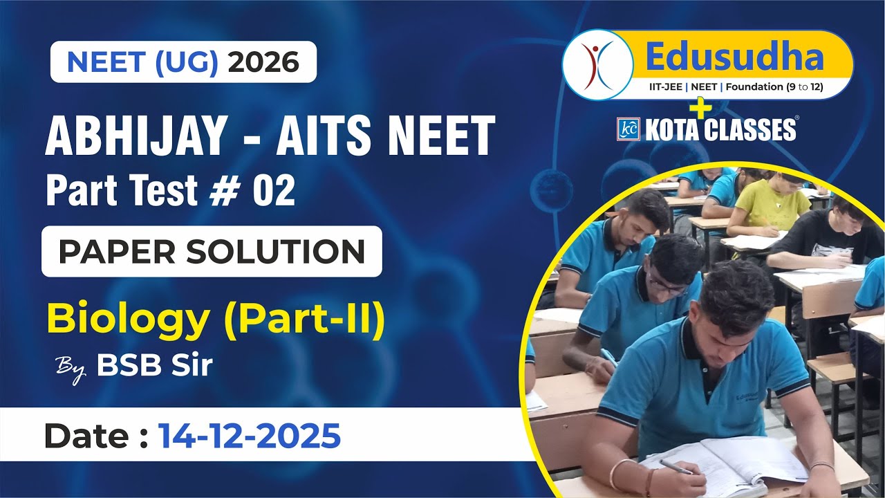 Biology (Part-II)| Abhijay AITS | PT 02 | BSB Sir |