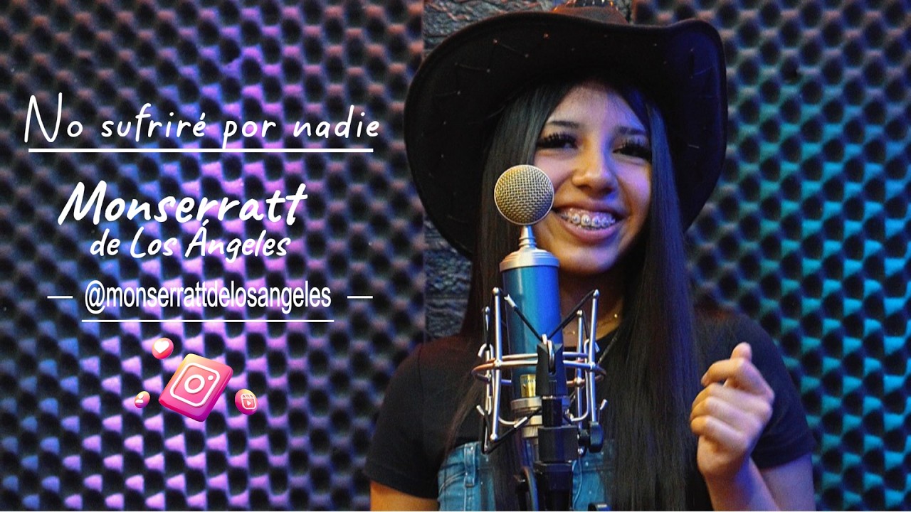 NO SUFRIRÉ POR NADIE - COVER - MONSERRATT DE LOS ÁNGELES