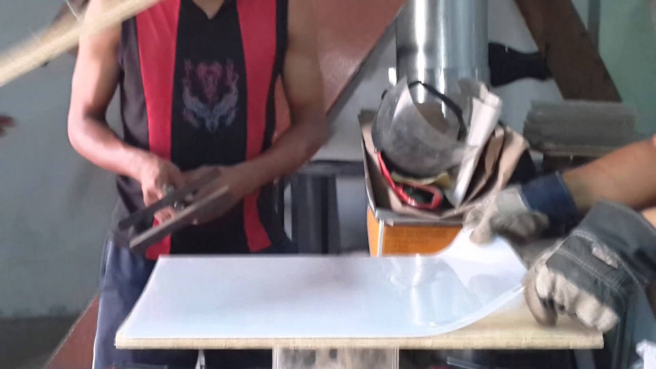 Domo acrílico elaborado sin horno