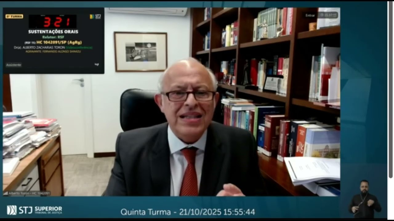 Sustentação Oral Dr. Alberto Zacharias Toron - Quinta Turma - STJ