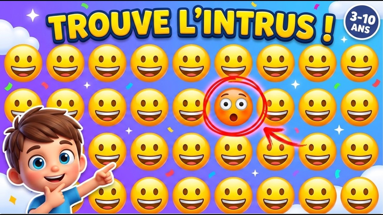 Intrus - Trouveras-tu tous les intrus?