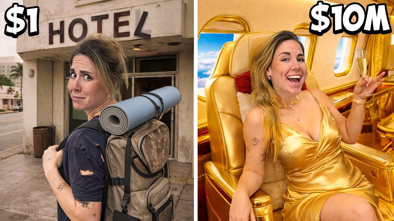 Viv&iacute; un d&iacute;a de Pobre VS Millonaria🥂 en Miami! **Volamos en Jet Privado🛩️😱**