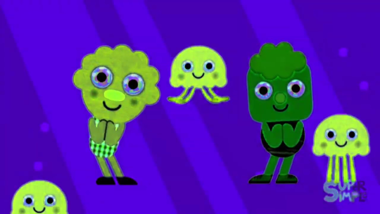 Noodle and Pals The Jellyfish Intro Logo Effect Sponsored by Klasky Csupo 2001 Effects 