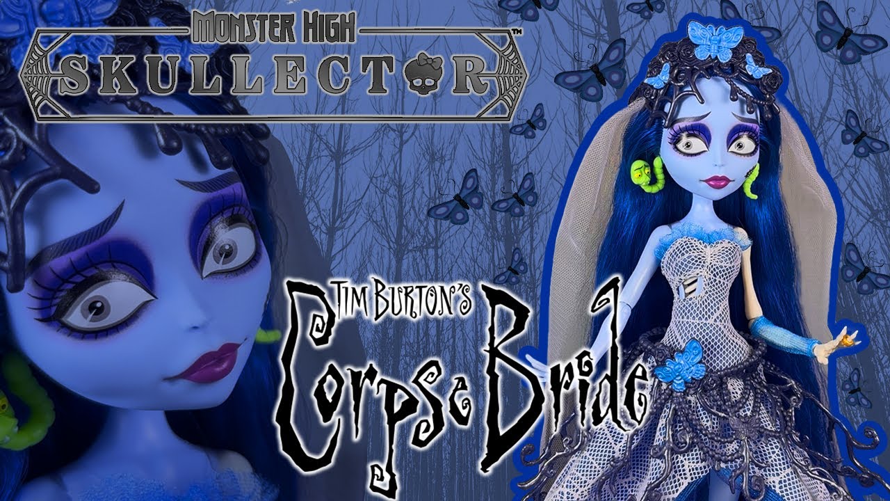 Haunting! ✨ | Monster High Skullector Corpse Bride Emily doll unboxing & review🩶🦋