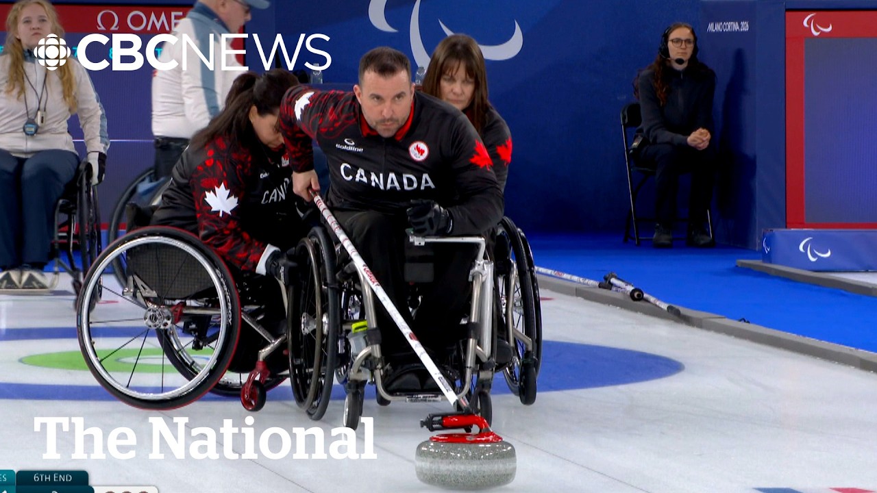 #TheMoment a Canadian Paralympian made an epic curling shot