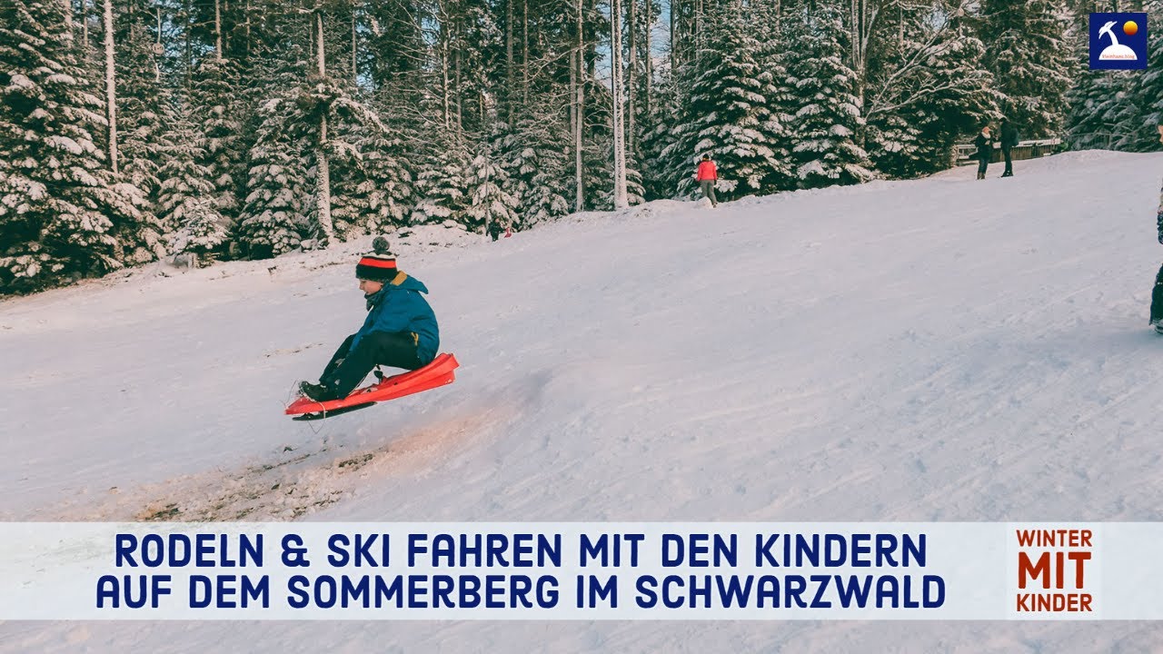 Rodeln in Bad Wildbad. Ein Elfmeter unter den Winter Ausflügen im Schwarzwald