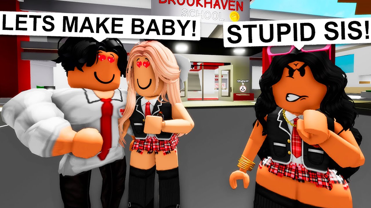 Brookhaven, But I CAUGHT ODER Sister SKIPPING SCHOOL.. (Brookhaven RP🏡)