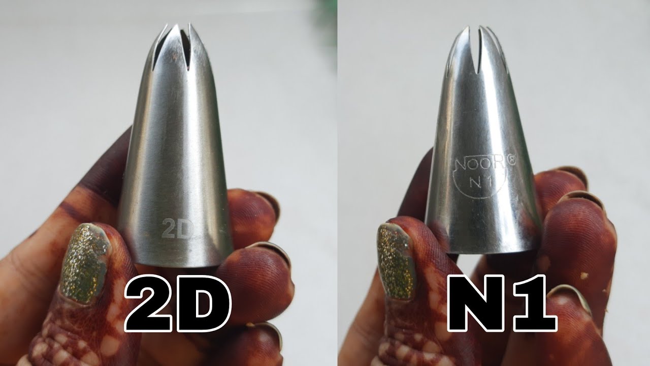 2 मिनट में N1और 2D नोजल से सिखे परफेक्ट रोज बनानाN1 Nozzle Design | 2D nozzle Ke design Gokulkitchen