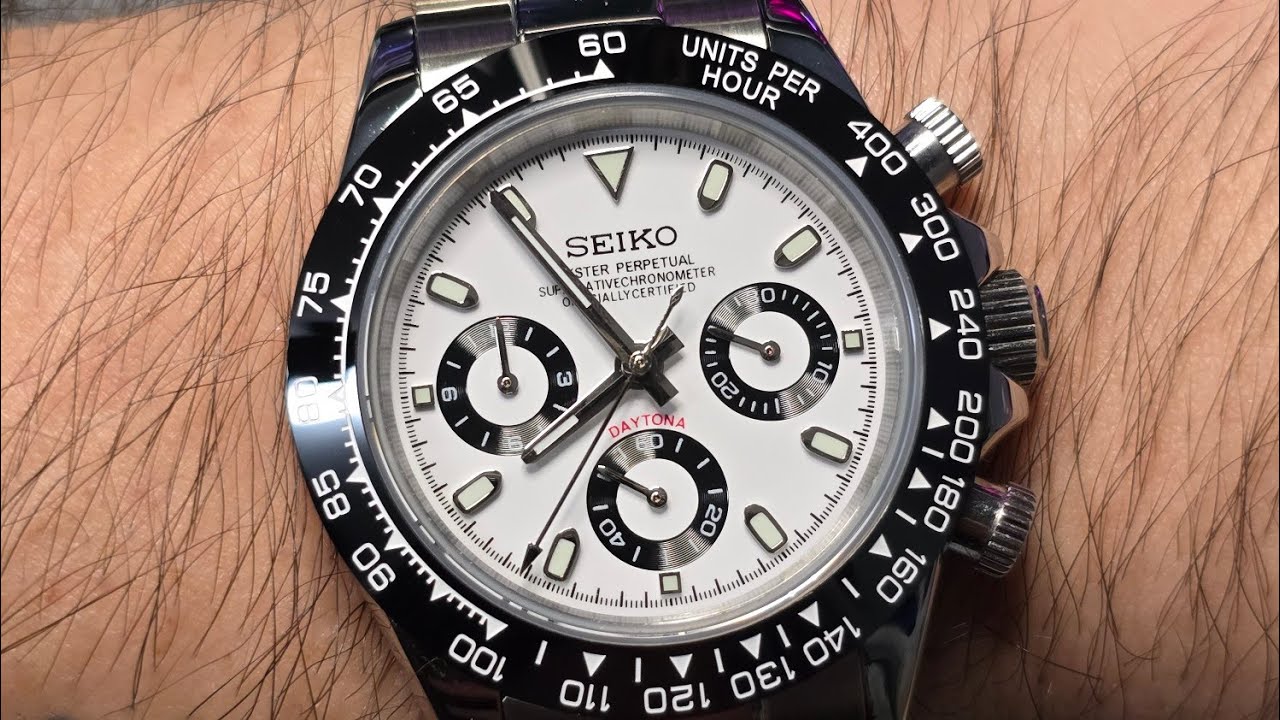 Seiko Mod: Daytona Panda Build - VK63 Mecha Quartz!