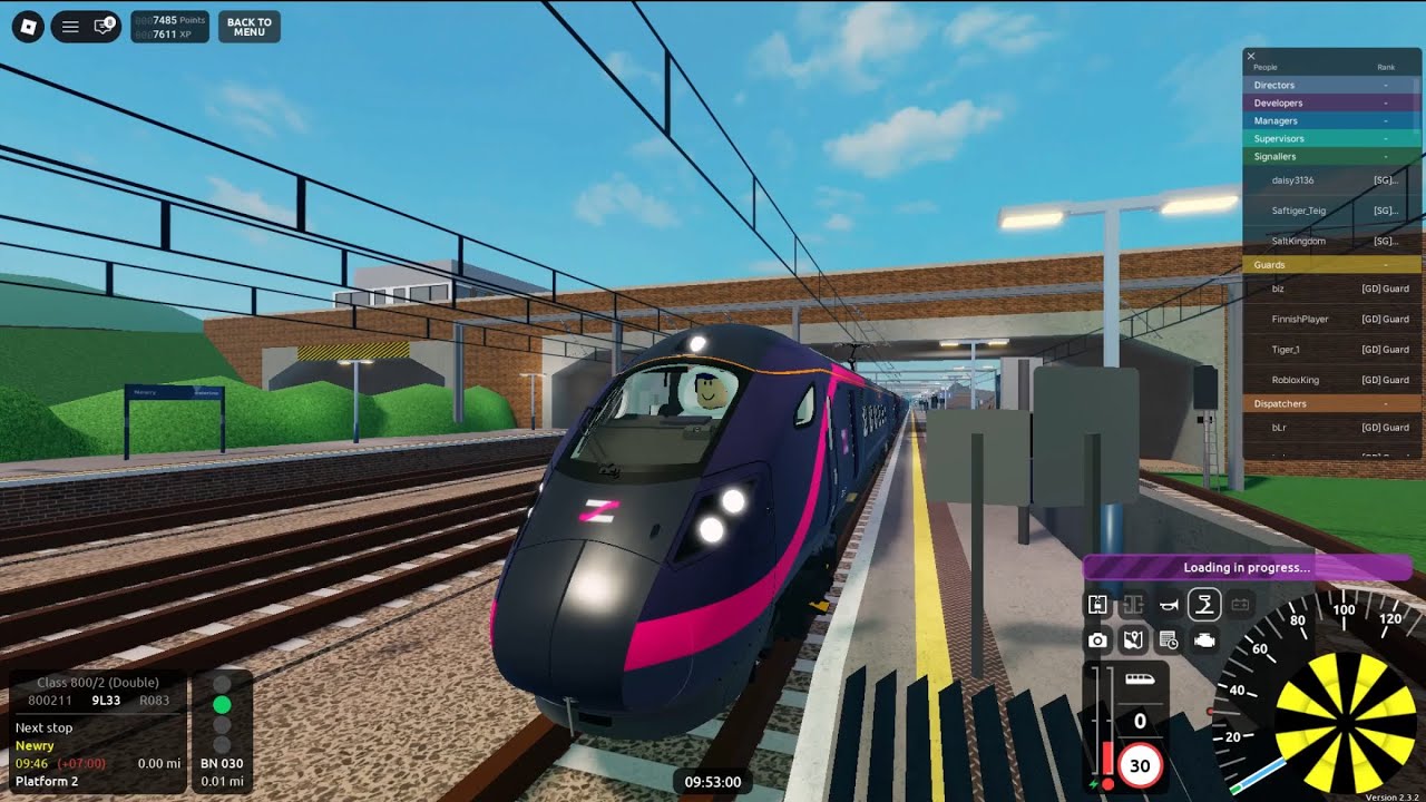 【SCR v2.3.2 Update】SCR R083 Newry → Llyn-by-the-Sea (Class 800/2 (Double)) Roblox