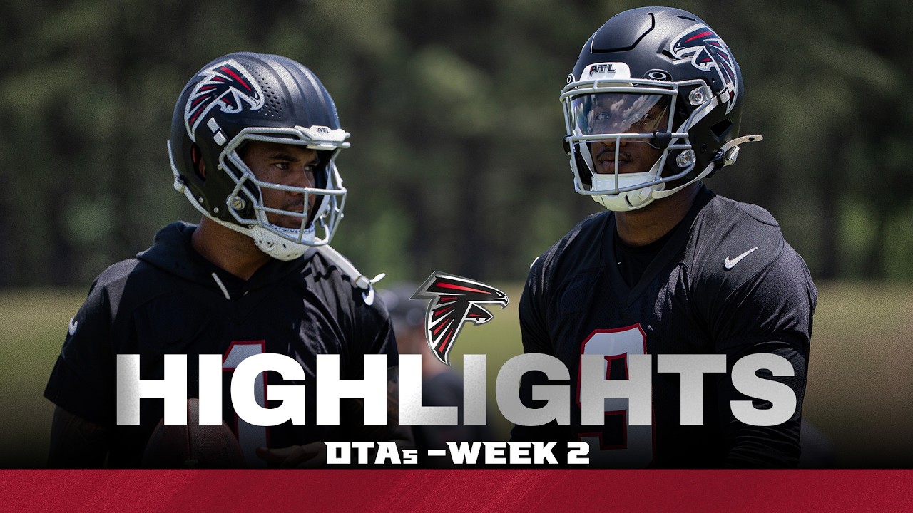 Highlights: Falcons suit up for Week 2 of OTAs | Atlanta Falcons | NFL