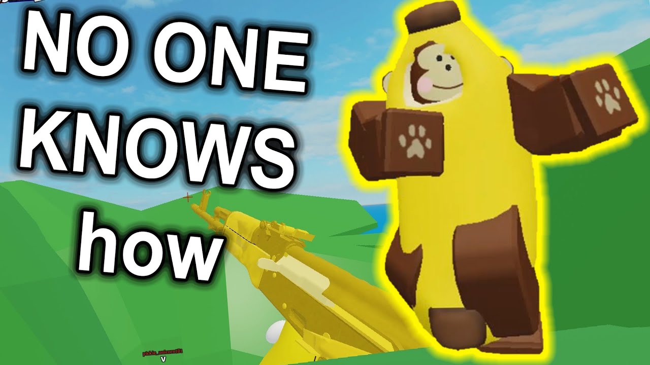 THE MONKEY SKIN IN ARSENAL.. (i wasted 3 hrs finding it) | ROBLOX