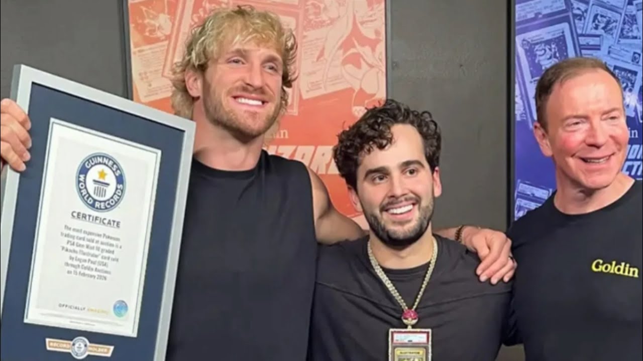 Logan Paul sells rare Pokemon card for record-breaking $16.5 million