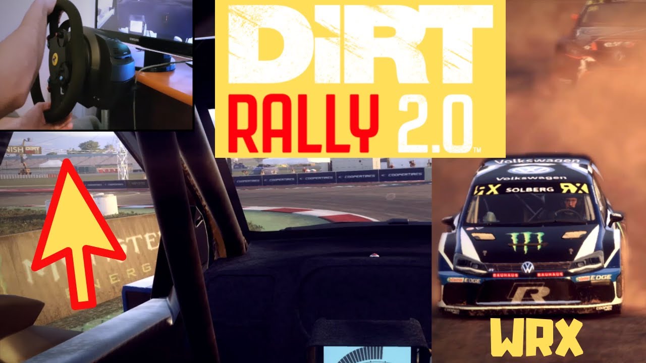 VW POLO RX - Barcelona | Dirt rally 2.0 | Thrustmaster T300 base - Ferrari 599XX EVO 30 [PS4 PRO]