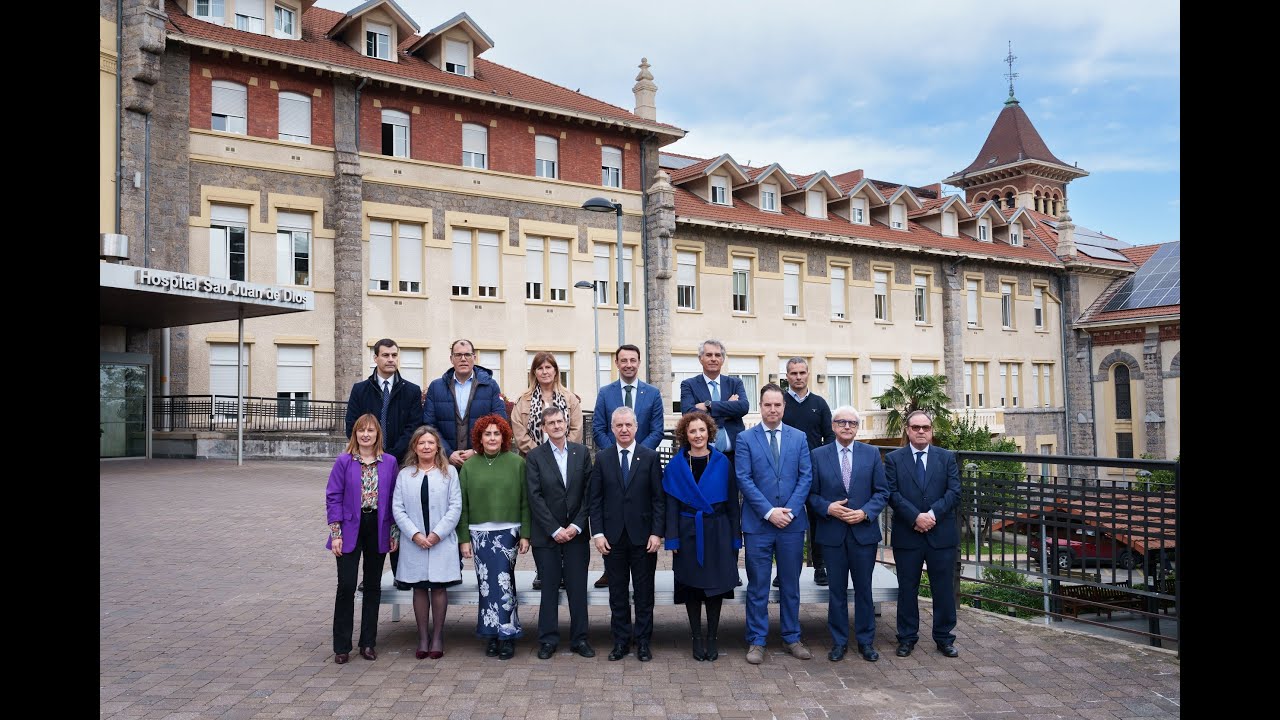 Iñigo Urkullu preside el acto del centenario del Hospital San Juan de Dios de Santurtzi