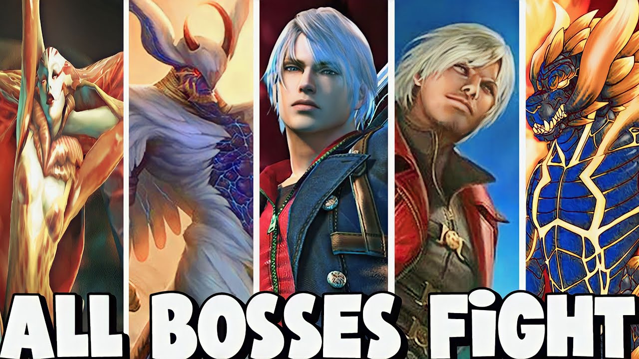 ALL BOSSES FIGHT - DEVIL MAY CRY 4 SPECIAL EDITION (WITH CUTSCENES) [HD]