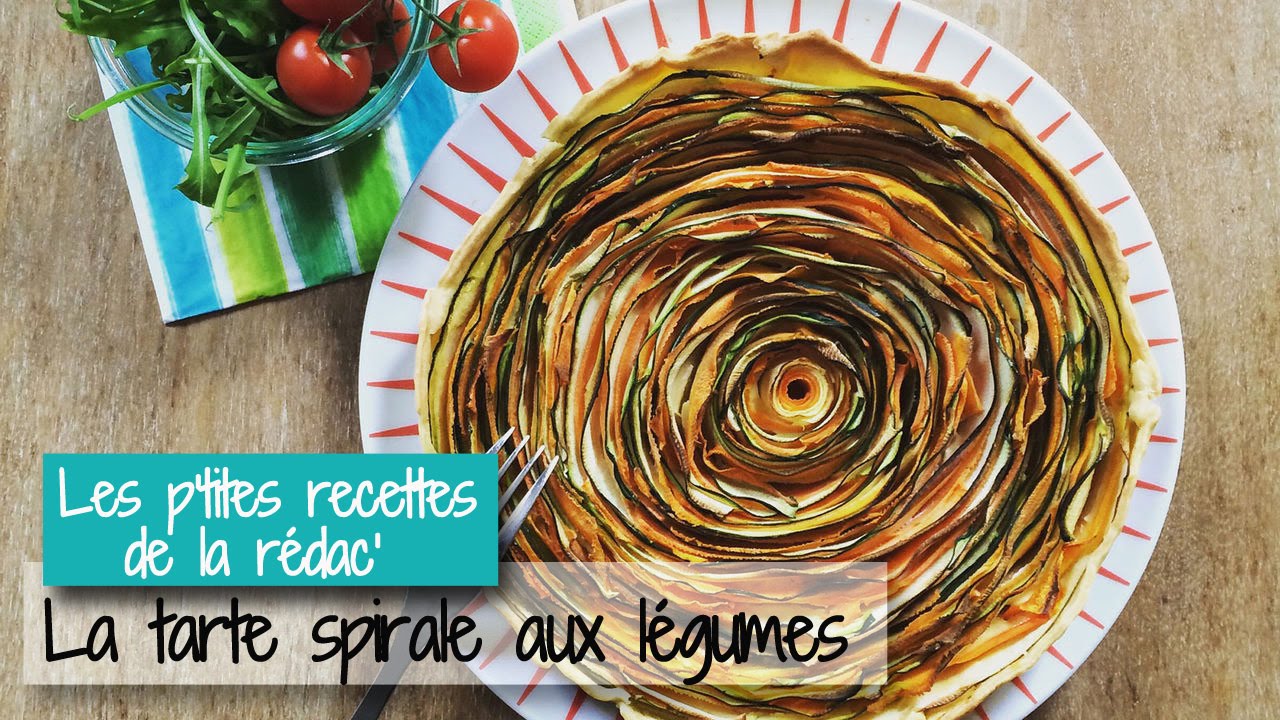 La tarte spirale aux carottes et courgettes : les recettes de la rédac'