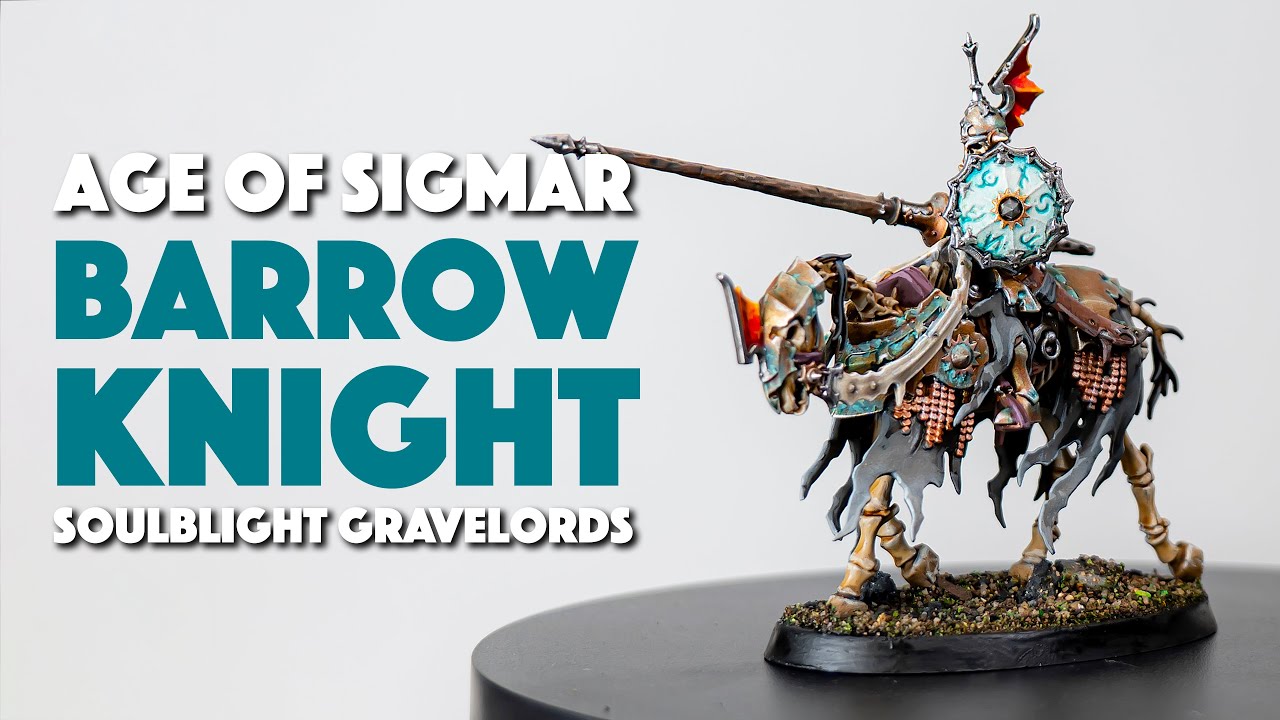 How to Paint Barrow Knight – Soulblight Gravelords | Age of Sigmar