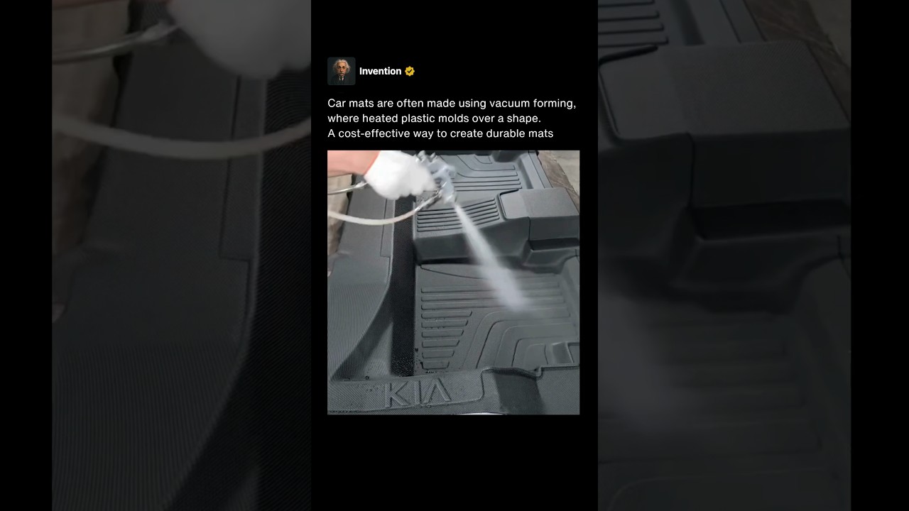 How Vacuum Forming Creates Durable Car Mats 🚗 