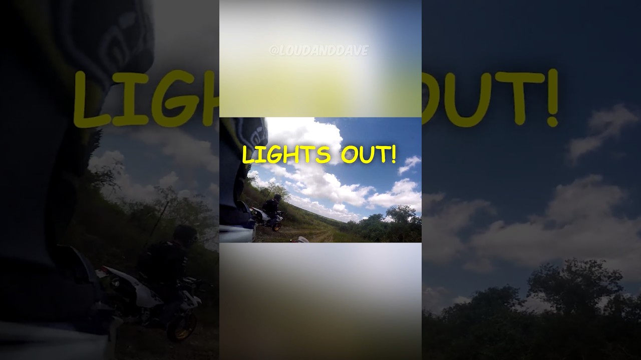 Rider Passes Out and Starts Snoring After Crash