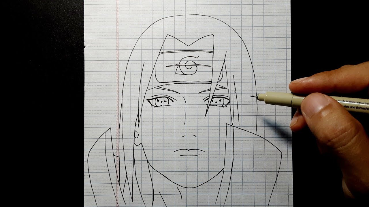 Vẽ Itachi Uchiha