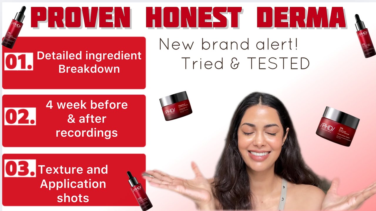 PHD SKINCARE- Detailed Brand Investigation. 4 week Before& After results included. 