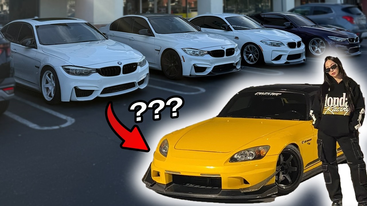 Мы привезли наши BMW на встречу владельцев Honda... (и в наш гараж)