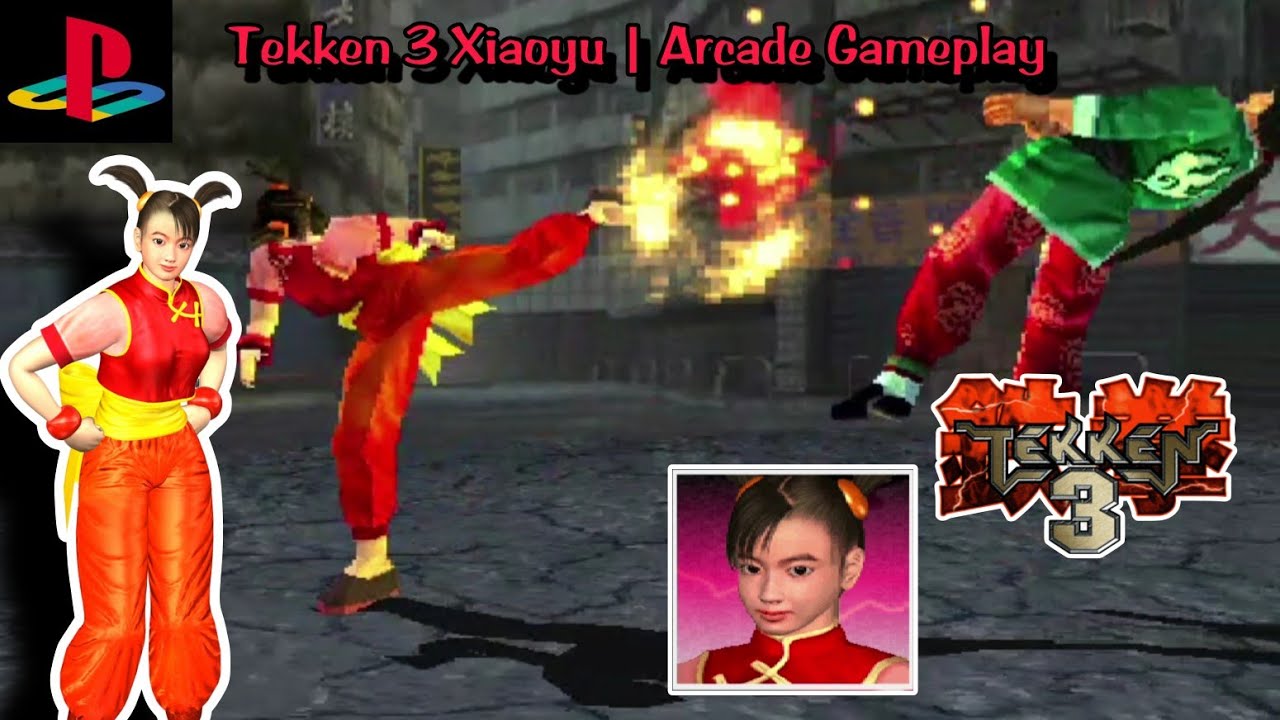 Tekken 3  Xiaoyu Aracde & Ending Story | Gameplay PS1