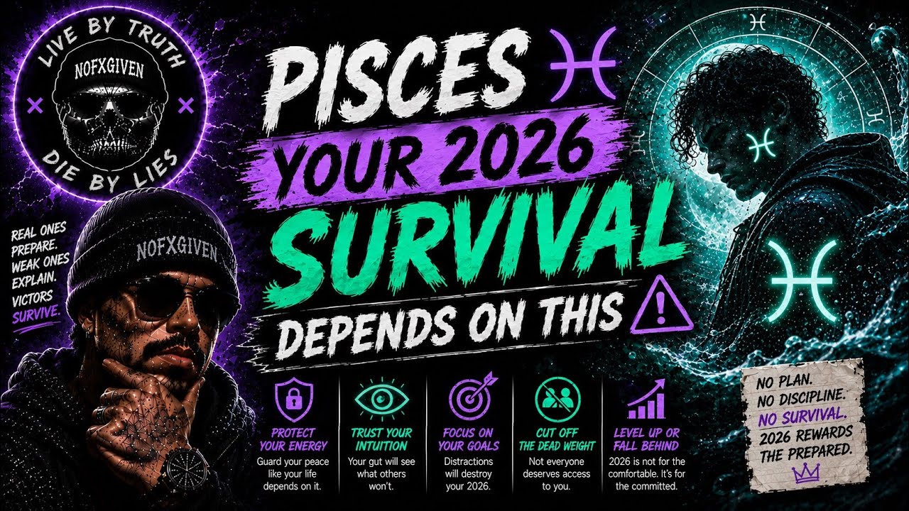 PISCES ♓️ STOP, DROP & ROLL IN 2026 - WHY PLAYING NICE SAVES YOUR LIFE