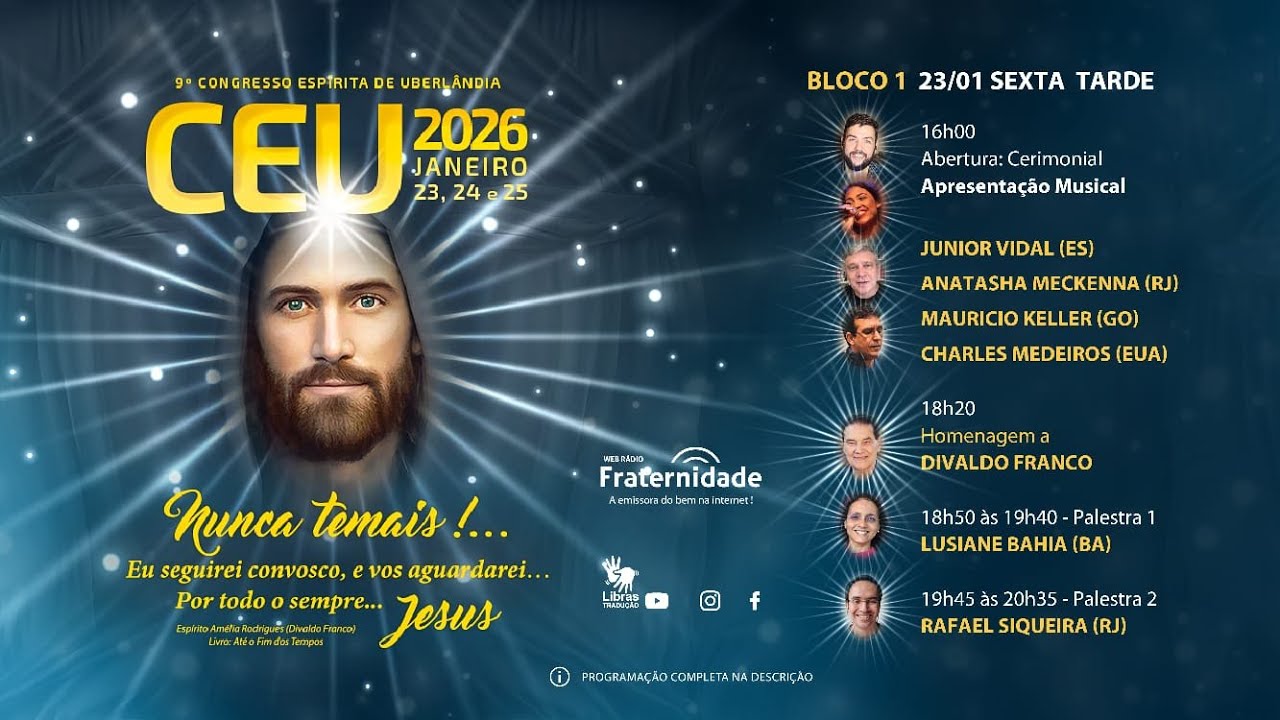 Céu  2026 | Bloco 1 | 9º Congresso Espírita de Uberlândia