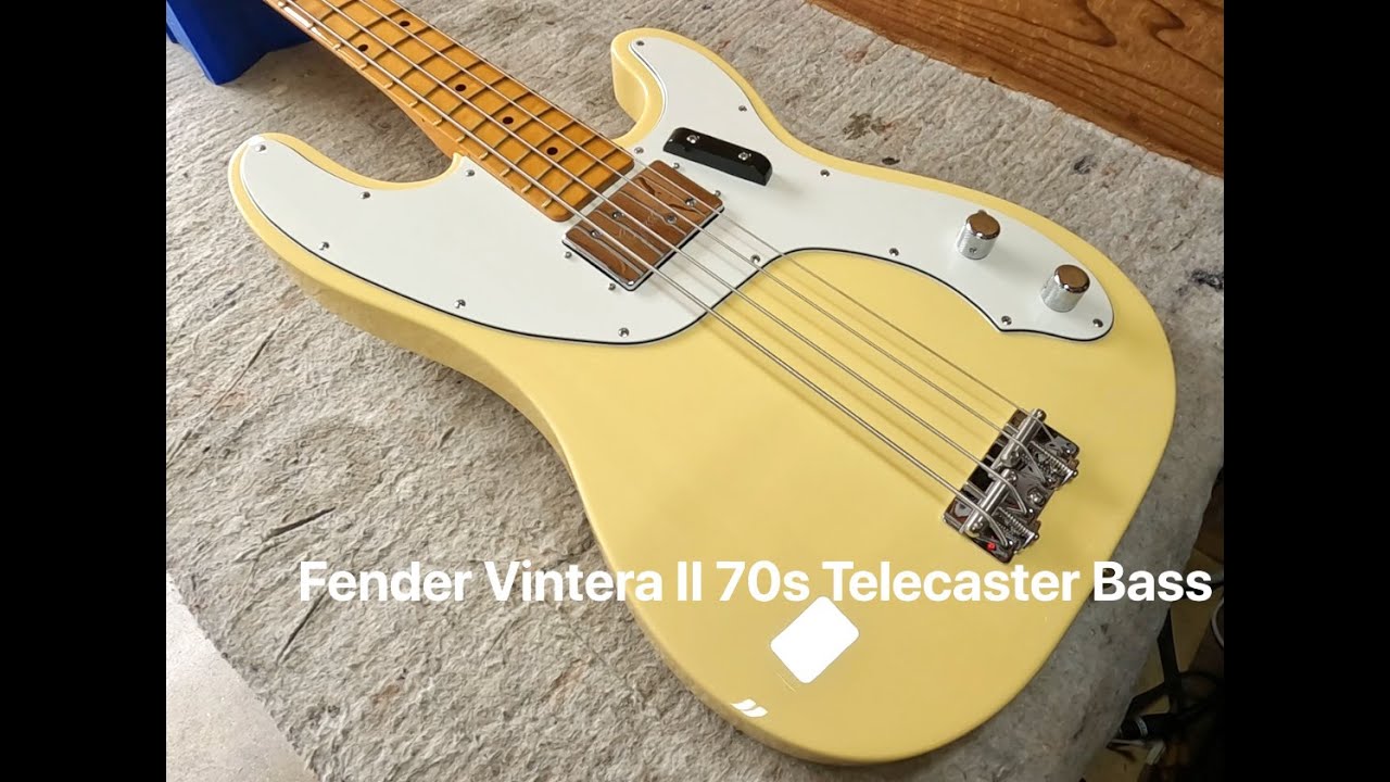 3-Min. Tele Bass SETUP! Fender Vintera II Plays Like Butter #telecaster