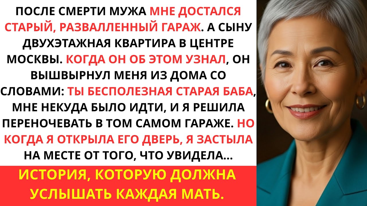 Муж после смерти оставил мне только старый, полуразвалившийся гараж.Но когда я однажды зашла внутрь…
